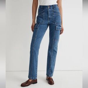 ✨MADEWELL✨ The '90s Straight Utility Jean in Densmore Wash